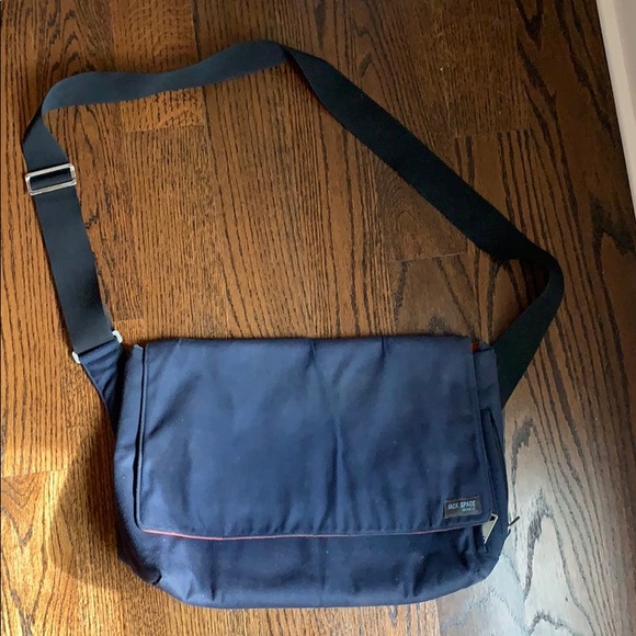 Jack Spade Navy Messenger Bag - Picture 1 of 7